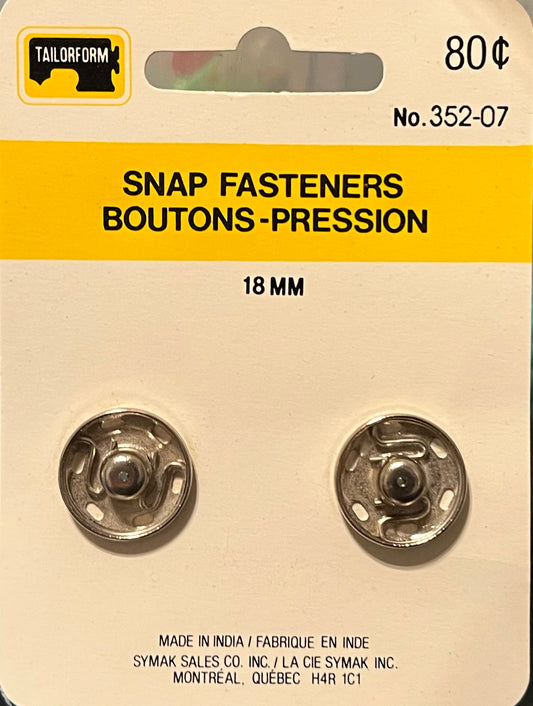18mm Vintage Snap Fasteners