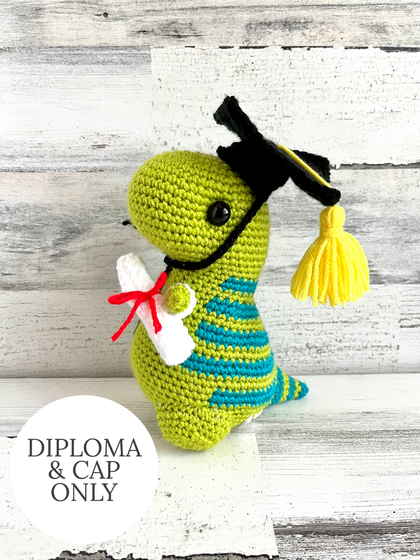 Graduation Cap & Diploma - Dinosaur Accessories