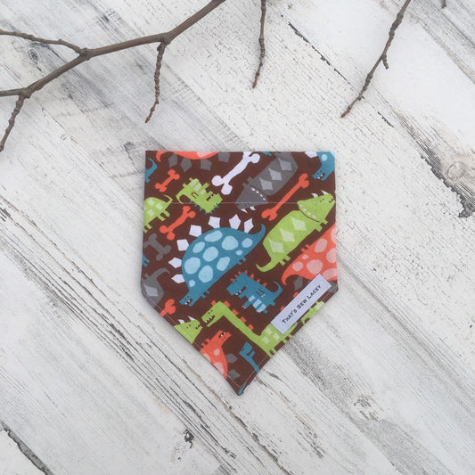 Dinosaurs - Slip On Pet Bandana