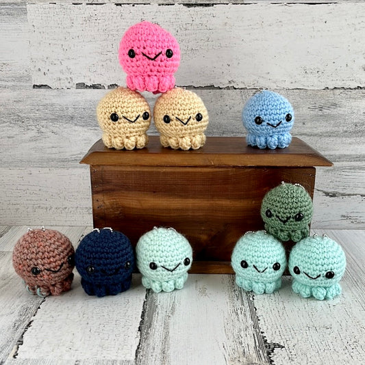 Tiny Octopus - Keychain