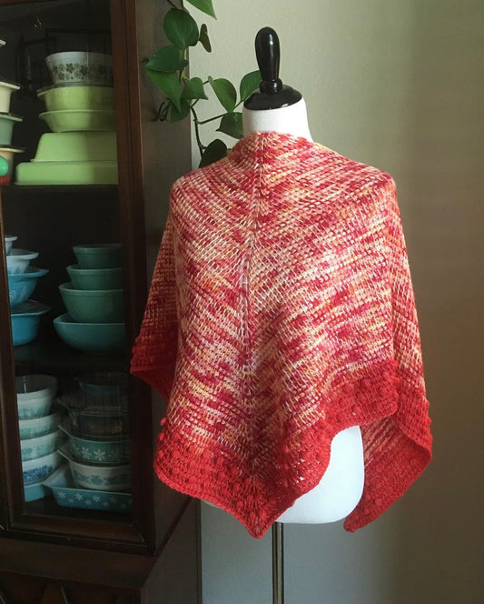 Aloha - Tunisian Bloom Shawl