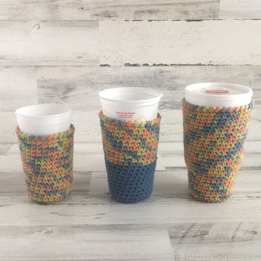 Retro Variegate - Hot and Cold Cup Cozy -