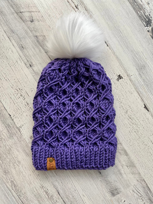 Unbreakable Vow Beanie with Faux Fur Pom