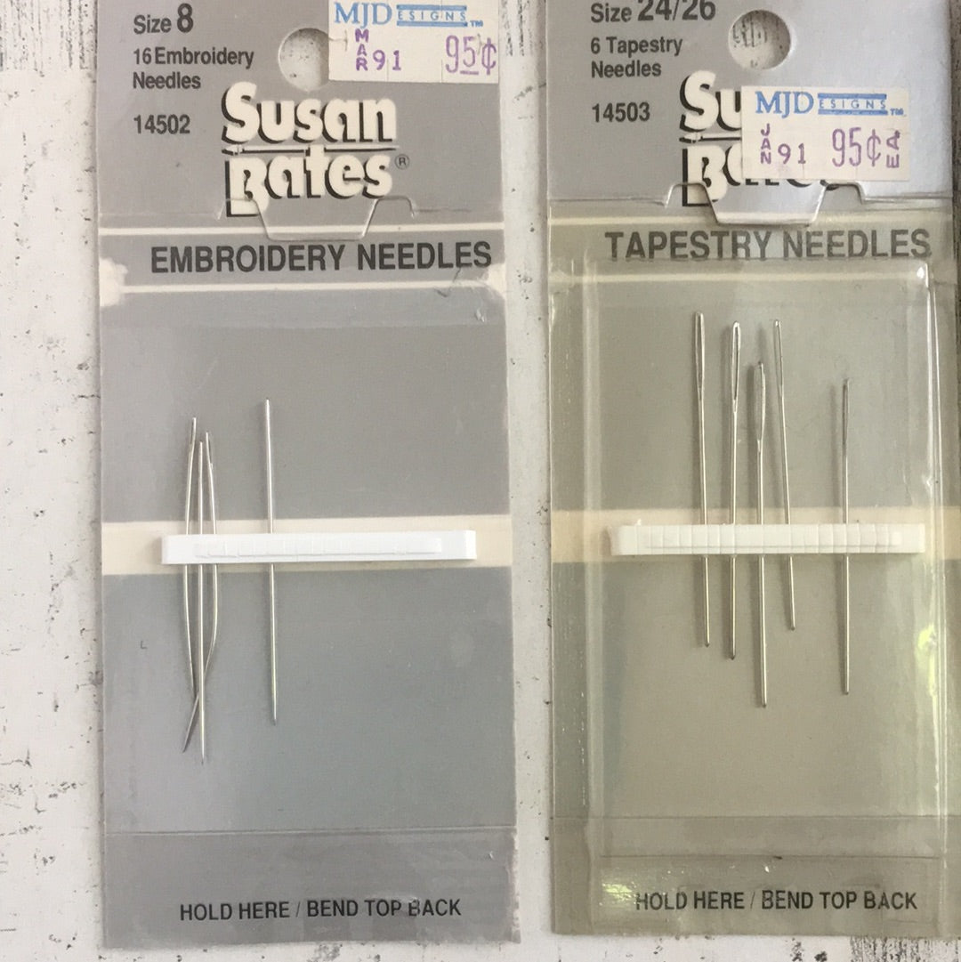 Vintage Dritz & Susan Bates Embroidery Needles