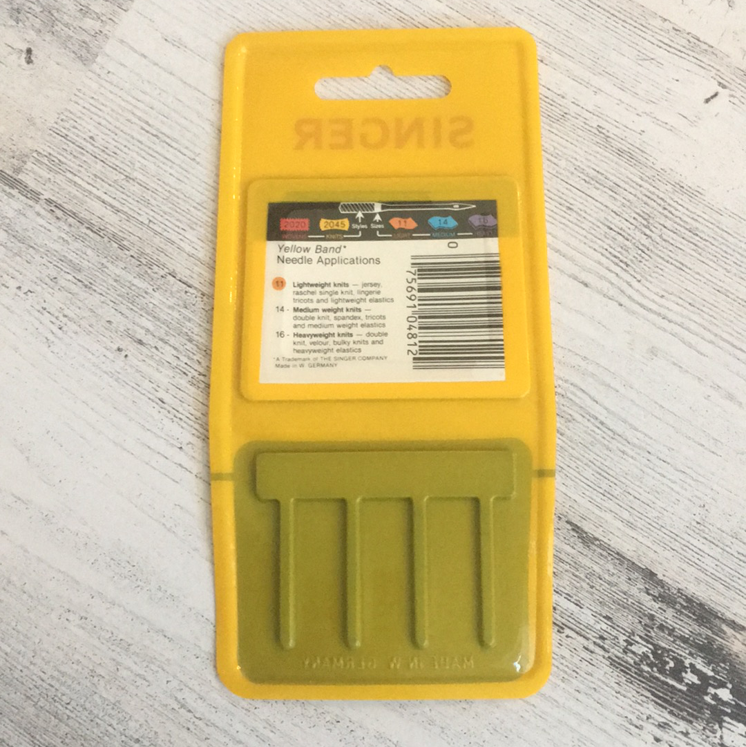 Singer Yellow Band Needles - Style 2045 / Size 11