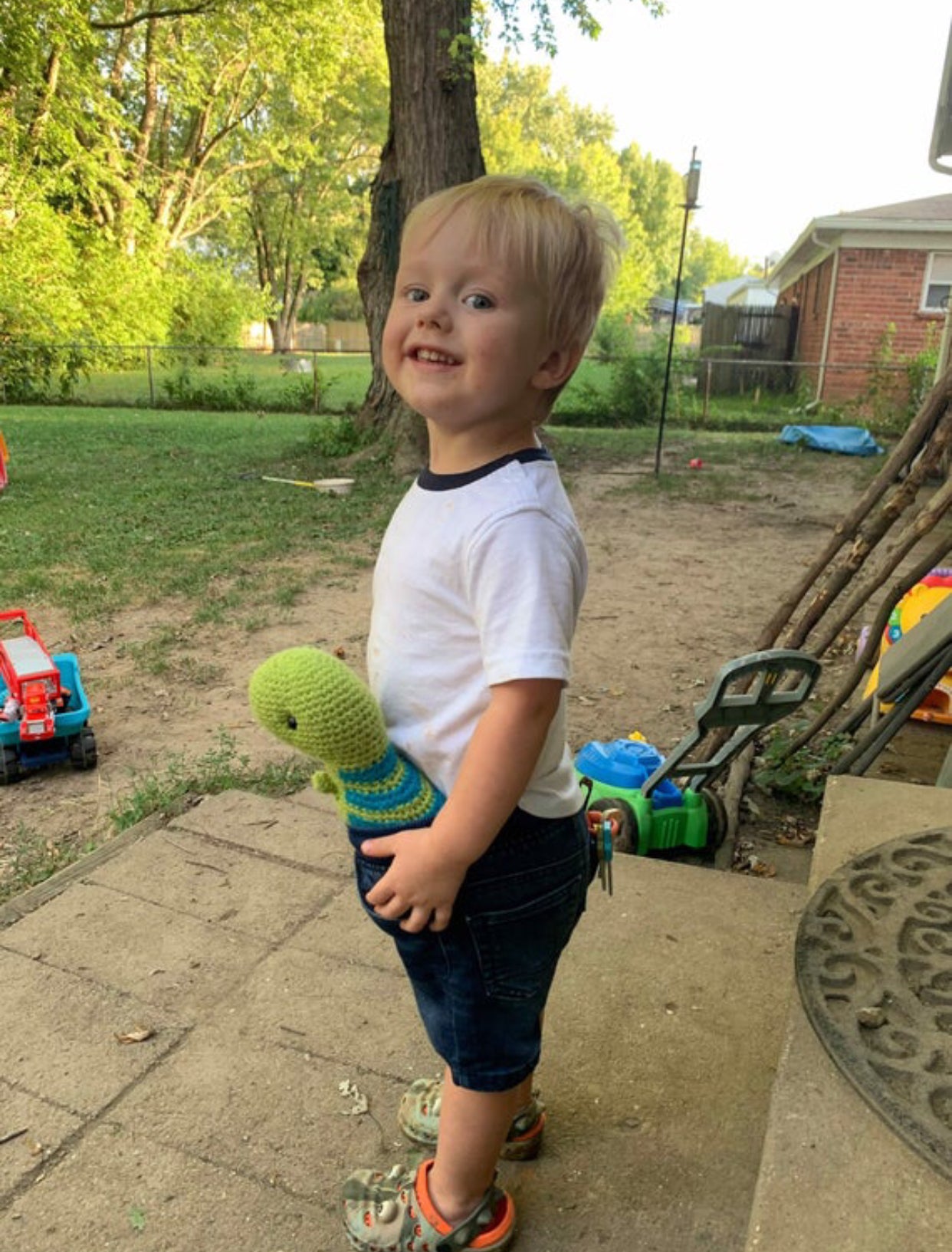 Red & Yellow - Chubby Dinosaur