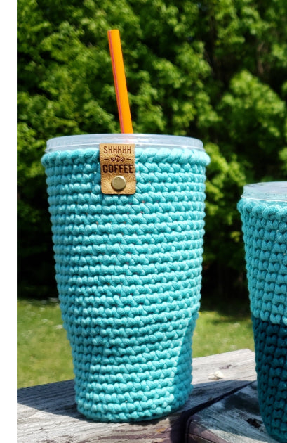 Turquoise - Hot and Cold Cup Cozy