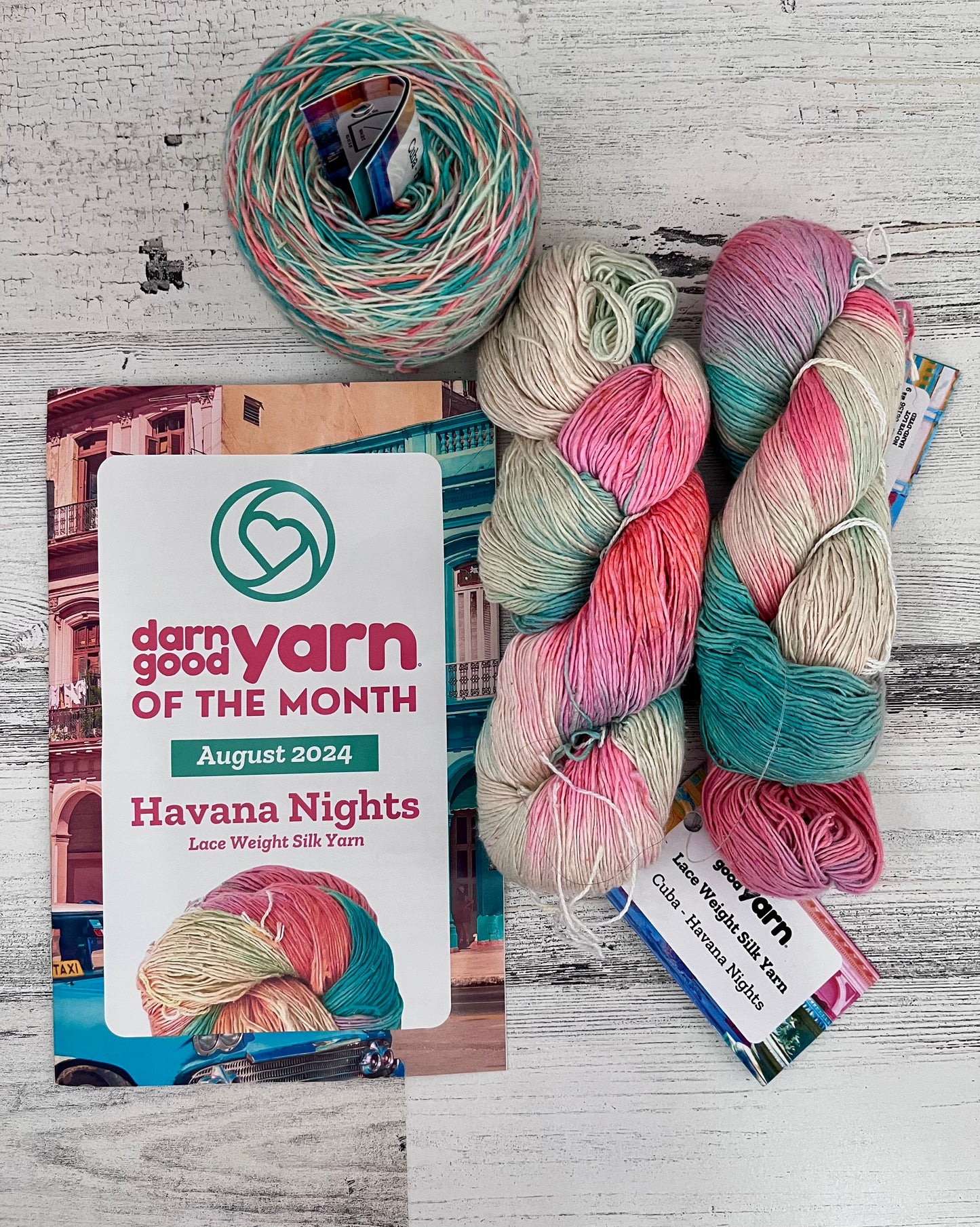 Cuba - Havana Nights - Darn Good Lace Weight Silk Yarn