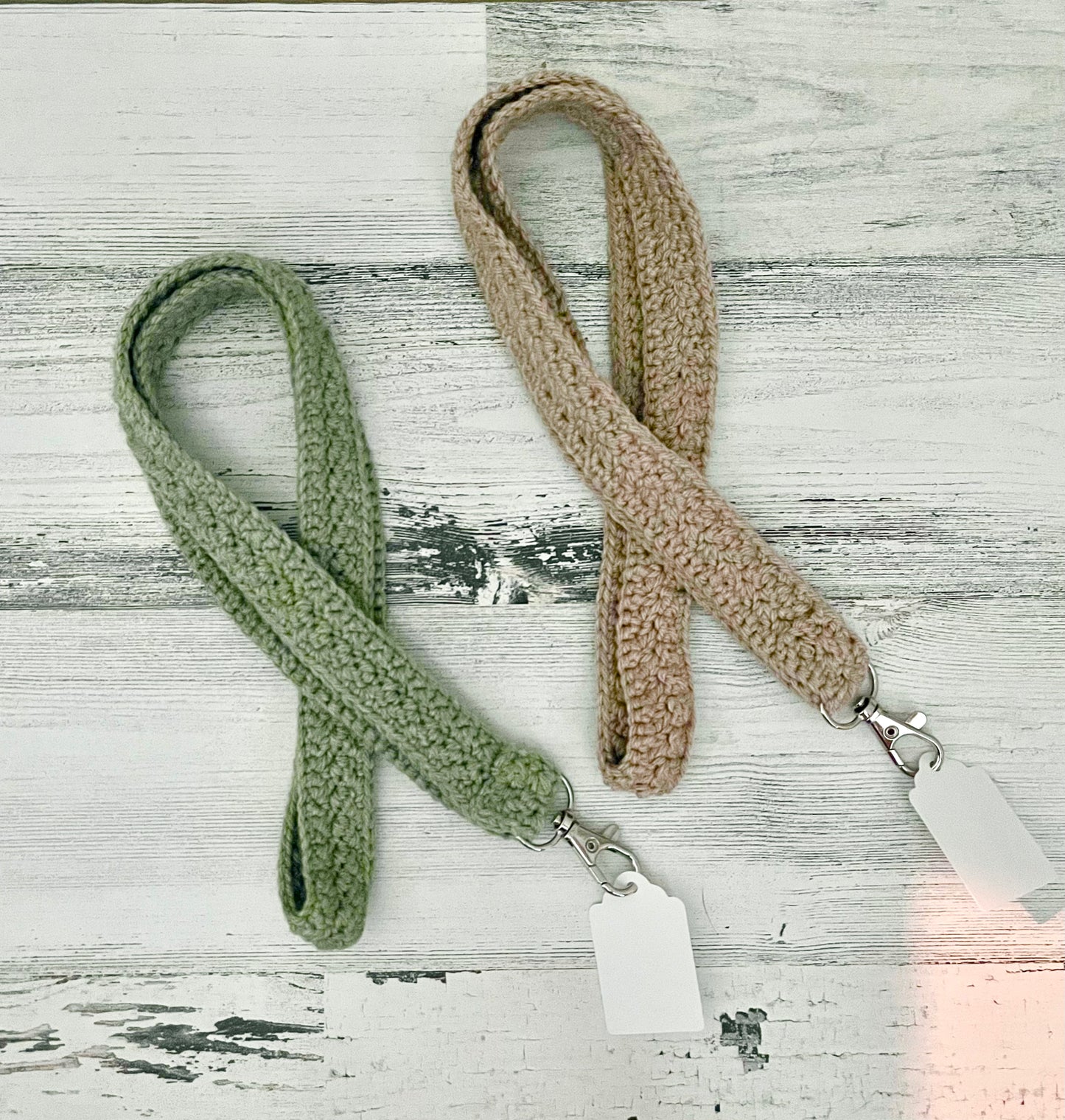 Crochet Cotton Lanyards with Swivel Hook