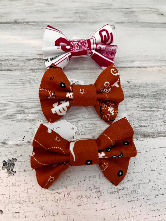 Football - Slip On Bow Tie