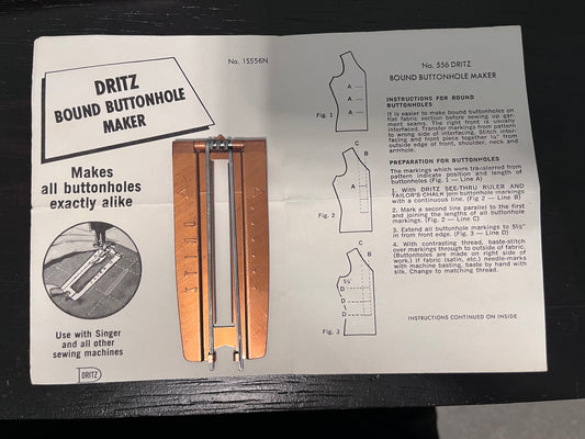 Dritz Bound Buttonhole Maker