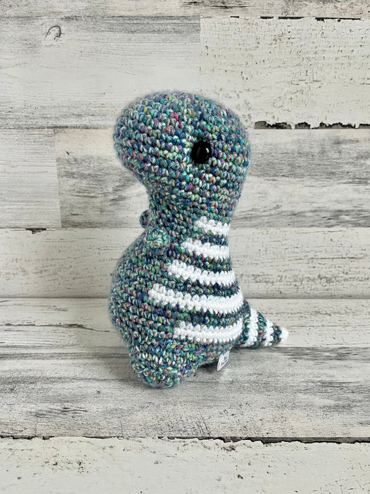 Meadow Bloom with White Stripes - Chubby Dinosaur